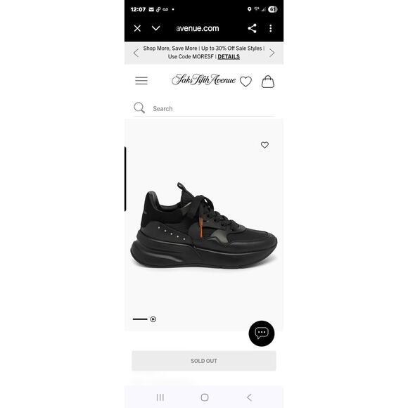 McQueen Men Oversized Runner - Picture 6 of 7